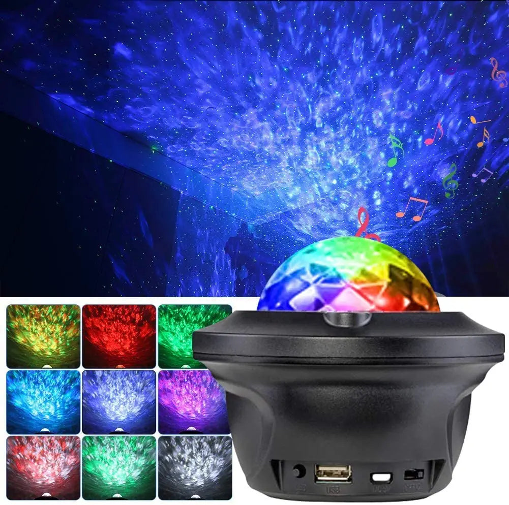 Bluetooth Music Starry Sky LED Projection Lamp