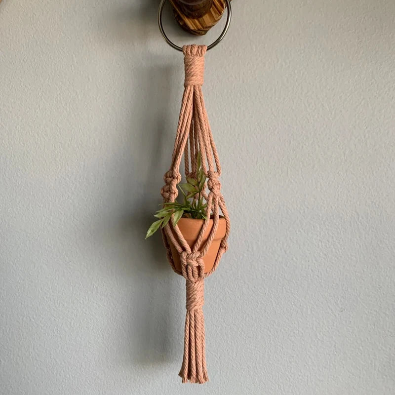 Mini Macrame Air Plant Holder - Various Colors