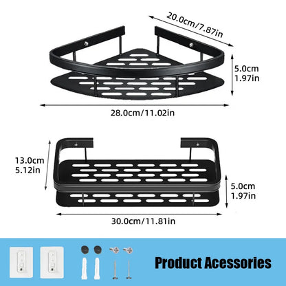 Aluminum Bathroom Shelf Organizer