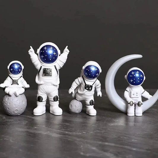 Astronaut Figure Statue Set - Educational Toy & Home Decor