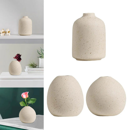 Boho Ceramic Flower Vases - Modern Floral Decor