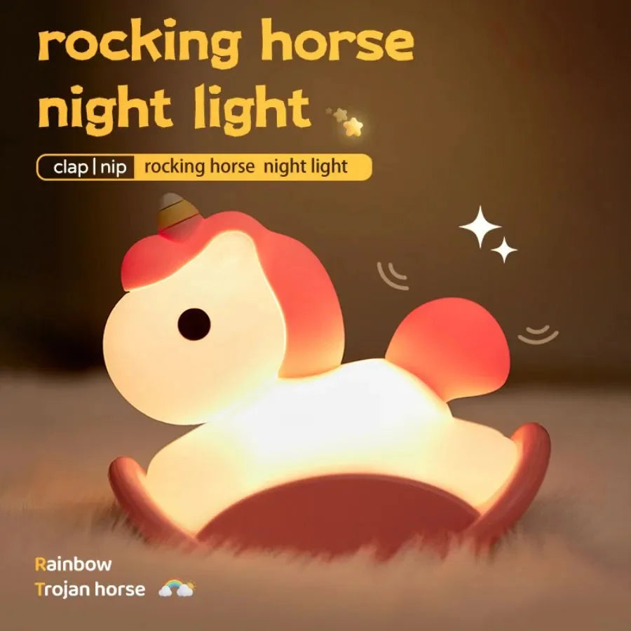 Cute Unicorn LED Night Light