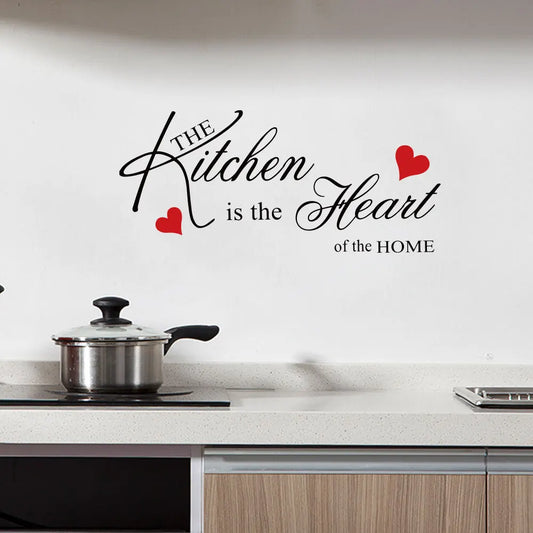 Kitchen Heart Home Wall Stickers