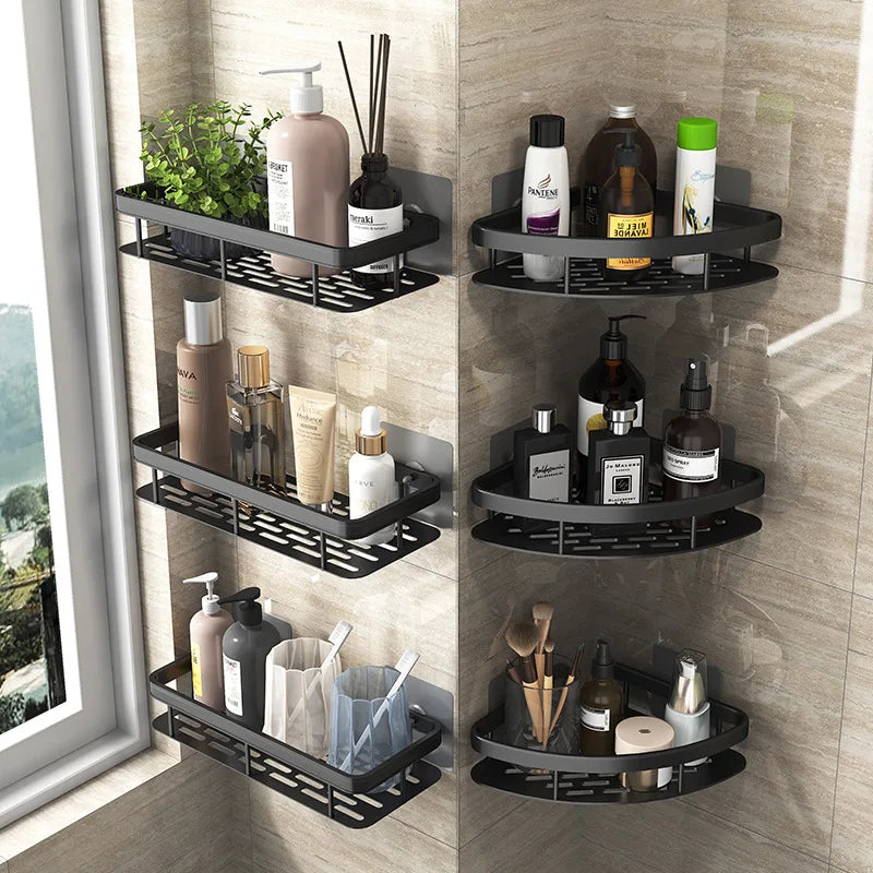 Aluminum Bathroom Shelf Organizer